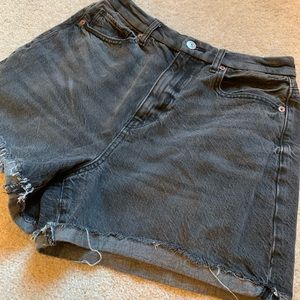 American Eagle Comfort Stretch Black Jean Shorts